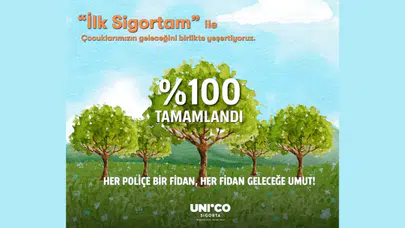 Unico Sigorta, Bursa'da 30 bin fidanla Hatıra Ormanı Kurdu!